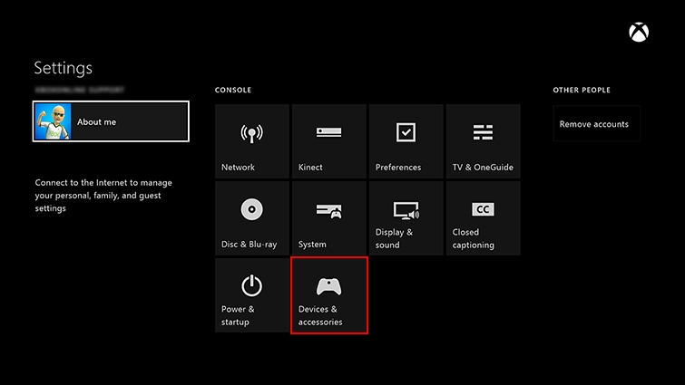 Xbox one settings 2